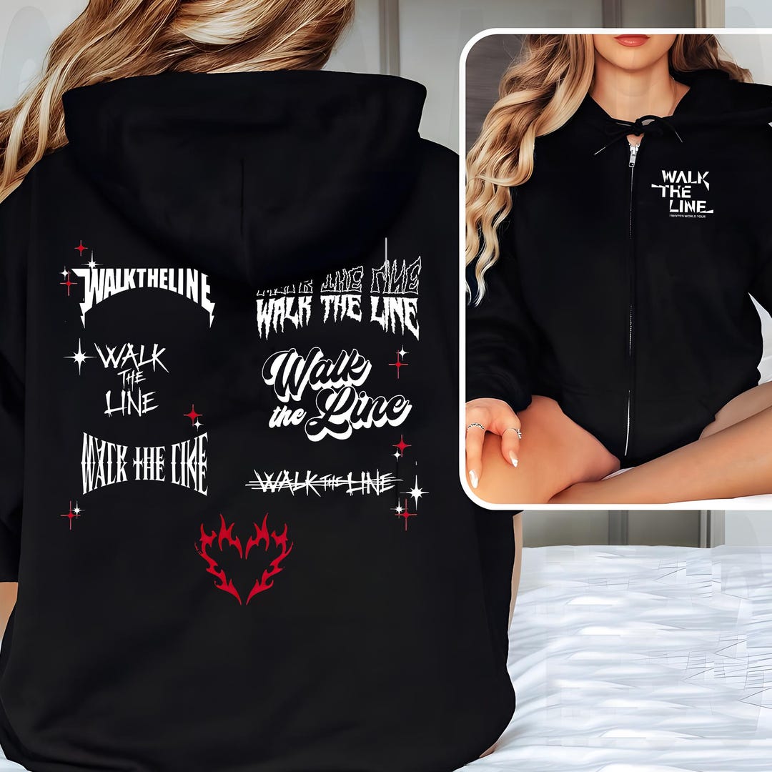 ENHYPEN World Tour in Japan JP Walk The Line ZIP UP HOODIE