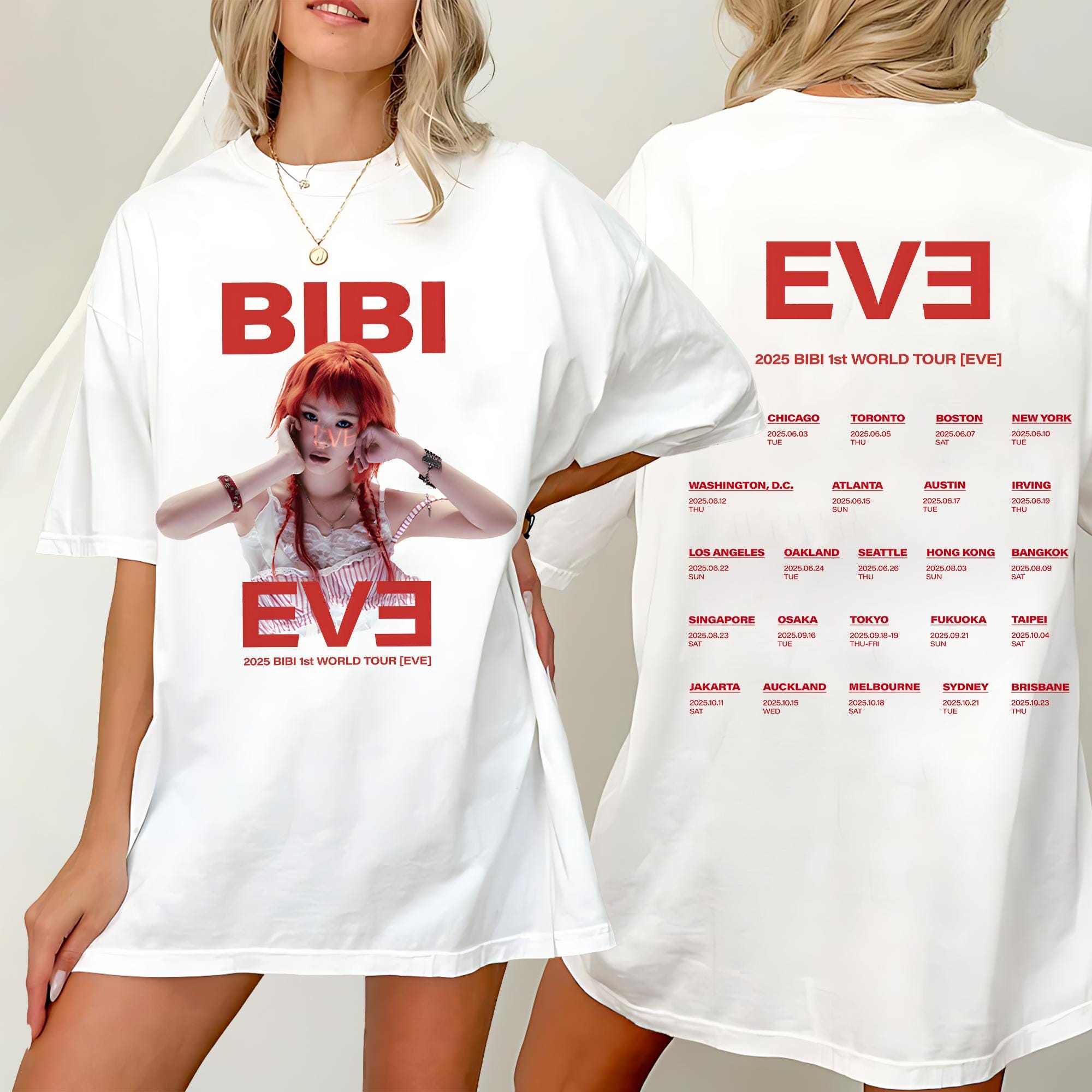Bibi 1st World Tour in North America Shirt, 2025 Bibi 1st World