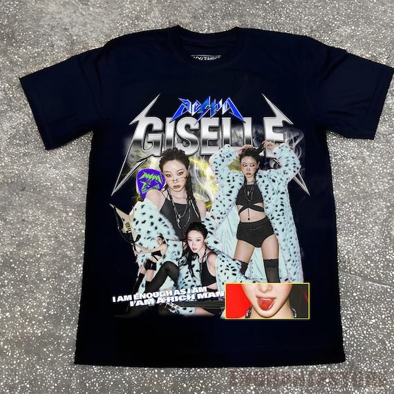 Retro Aespa GISELLE Sweatshirt, Aespa Rich Man Shirt,i Am a Rich