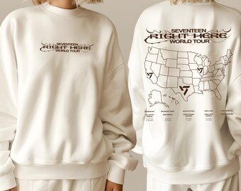 Seventeen Right Here World Tour Sweatshirt, Seventeen Right Here