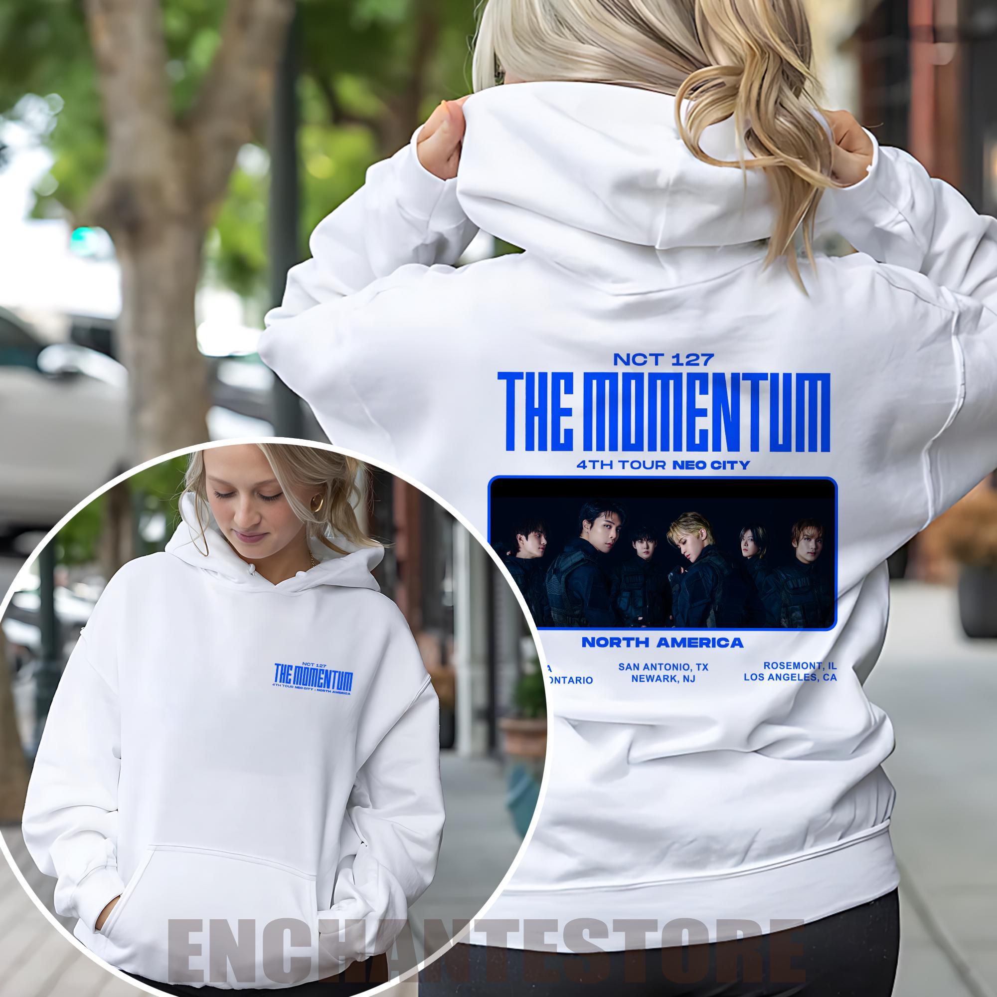 NCT127 - NCT127 イリチル MOMENTUM プルオーバー pullover マーク NCT 127 Neo City the Momentum Shirt, NCT 127 Walk Shirt