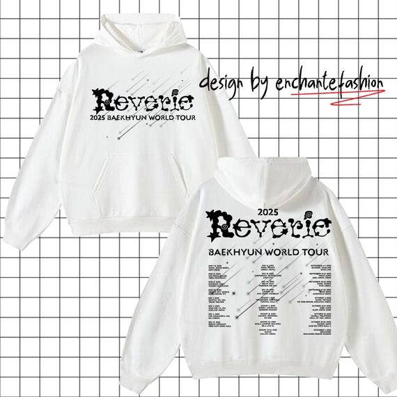 Baekhyun Reverie Tour 2025 Hoodie, 2025 BAEKHYUN World Tour Shirt