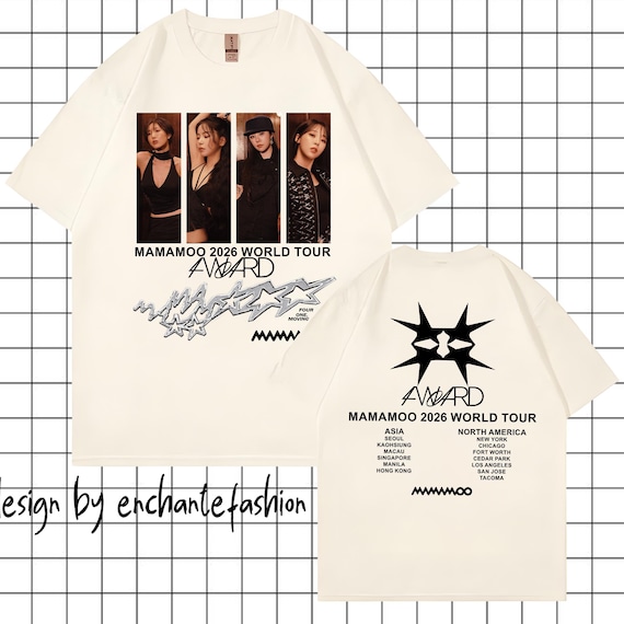 Mamamoo 2026 World Tour 4ward Shirt, Mamamoo 2026 World Tour Shirt