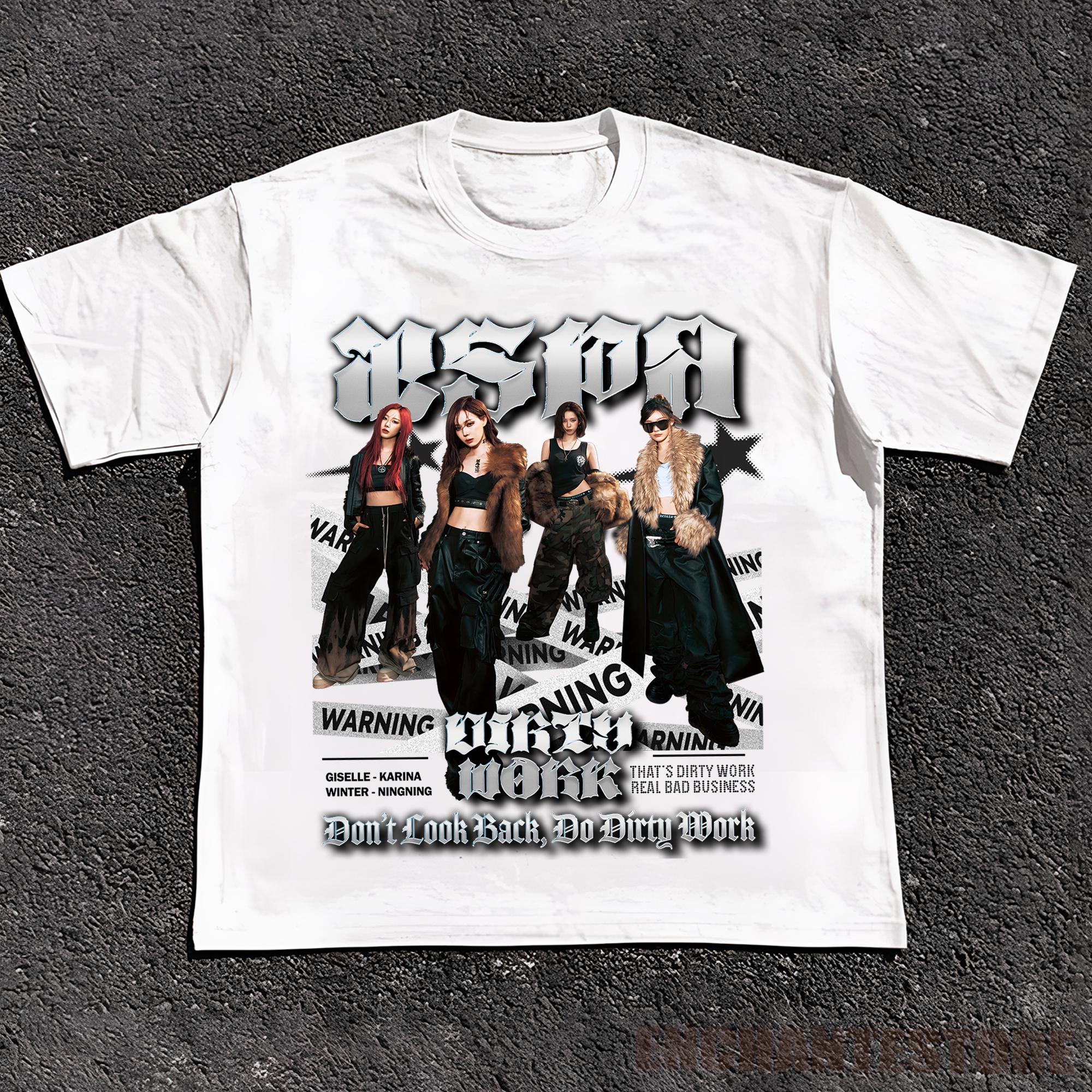 Aespa Dirty Work Shirt, Dirty Work Sweatshirt, Aespa Synk Aexis