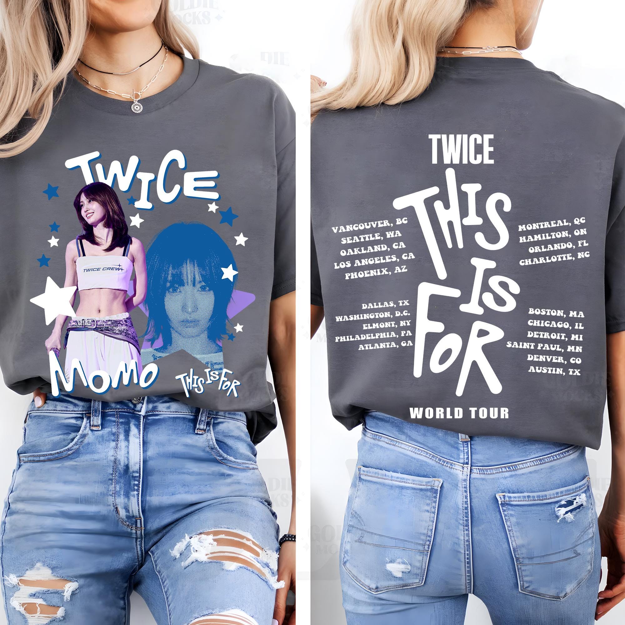 Twice Member World Tour Shirt, Twice This is for World Tour Part 2
