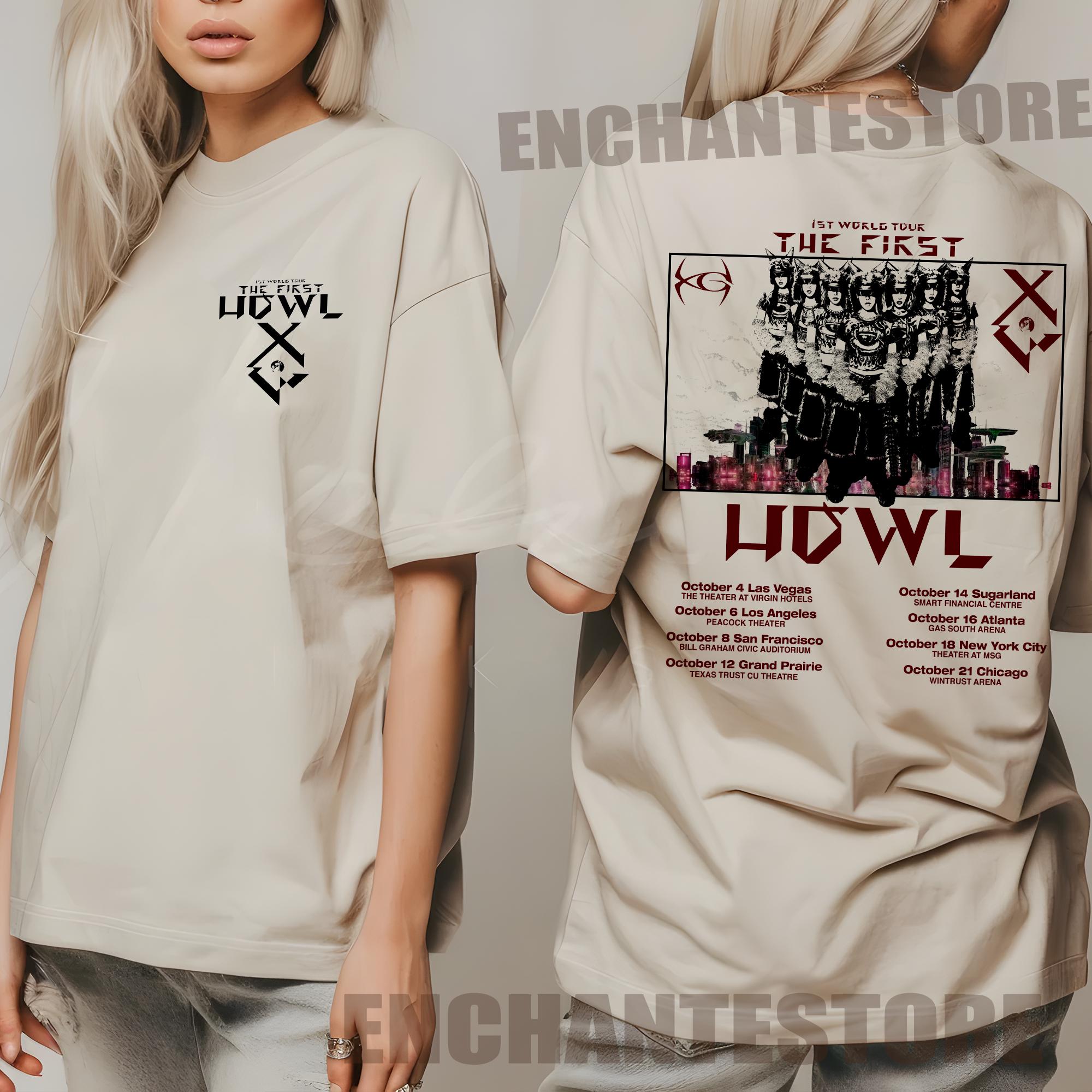 Retro XG 1st World Tour Shirt, Xg the First HOWL Sweatshirt, Xg