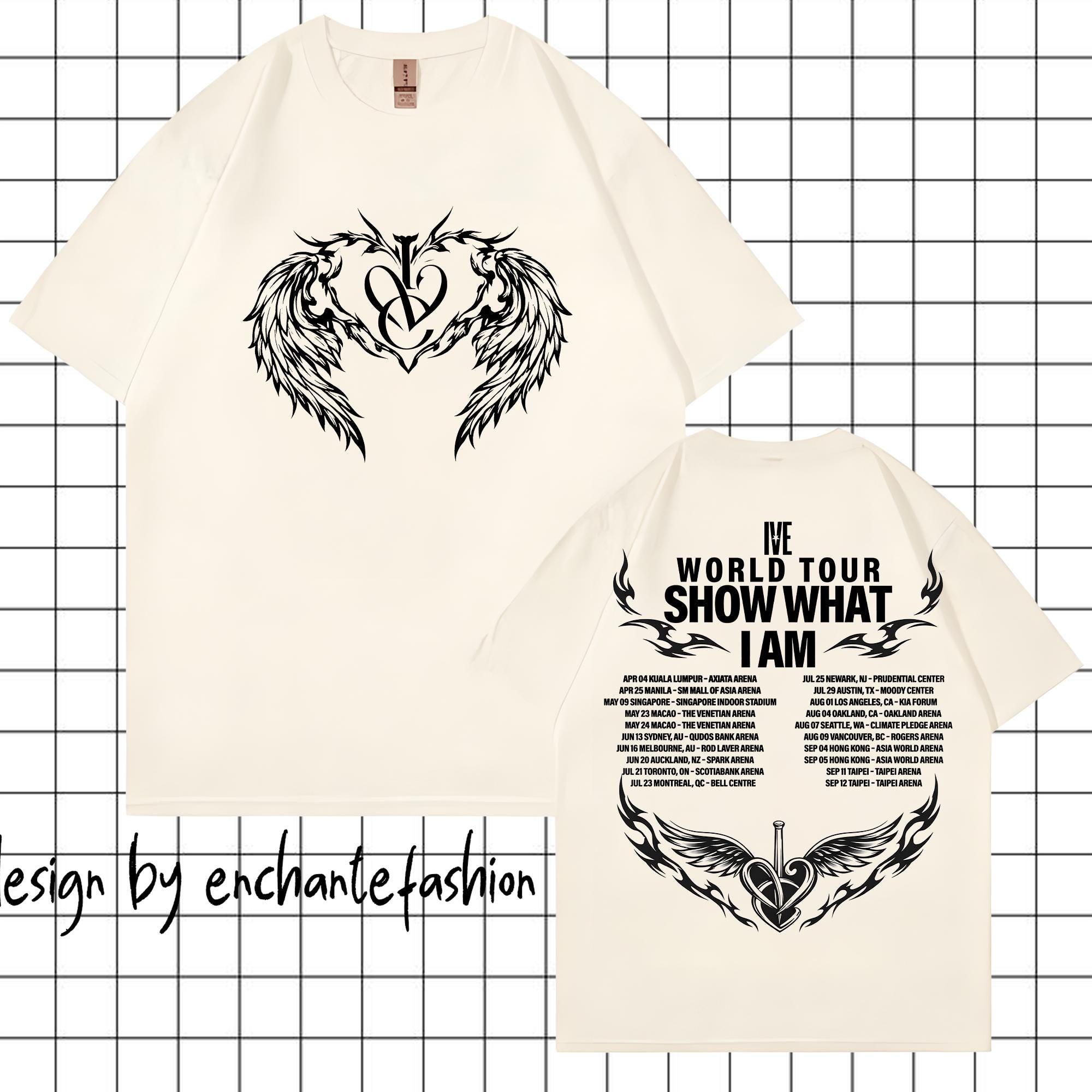 Ive Show What I Am World Tour Shirt, Ive REVIVE Plus Tracklist T