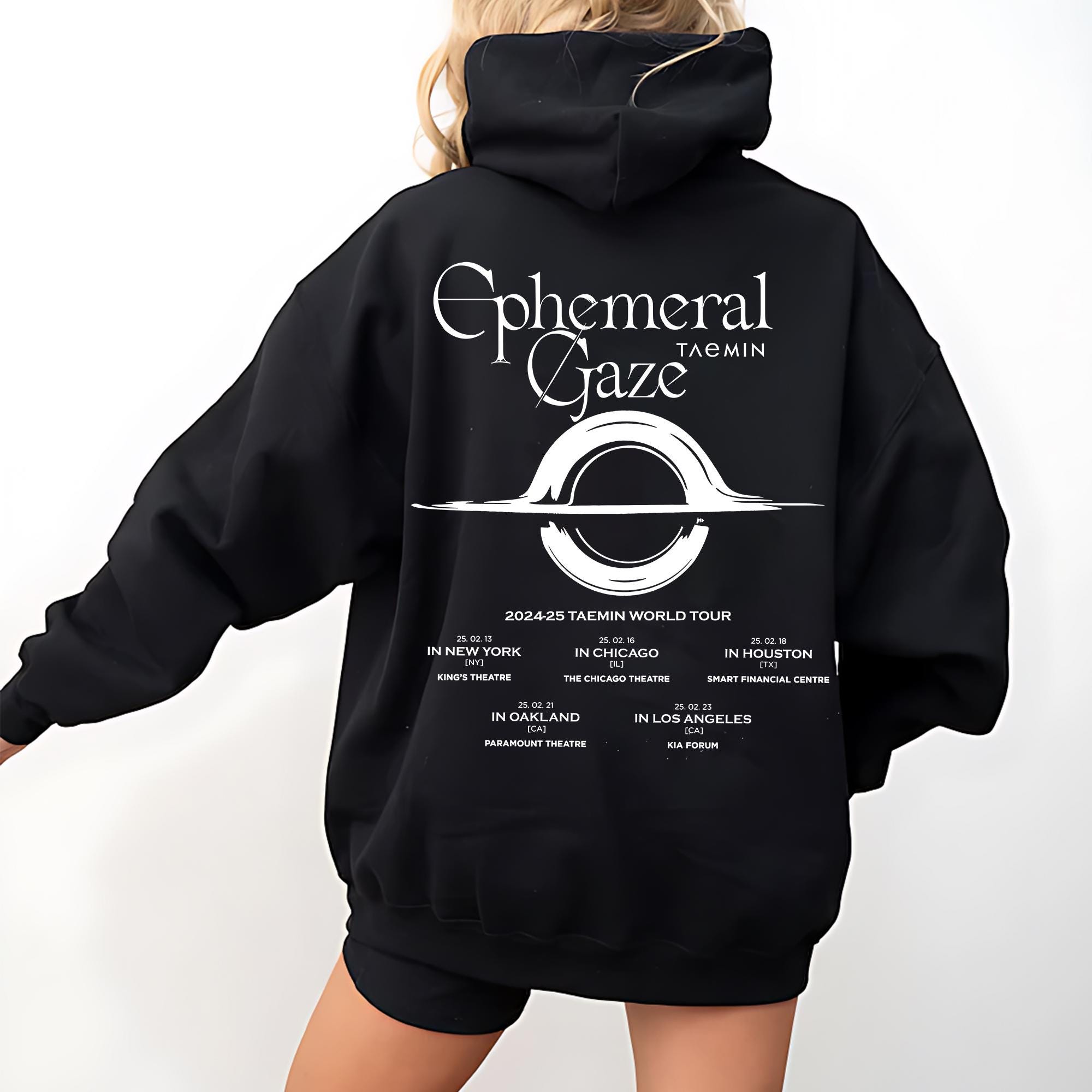 Taemin Ephemeral Gaze Zip Hoodie, Ephemeral Gaze Taemin World Tour