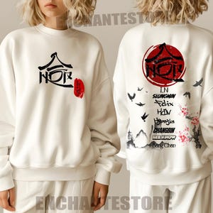 Retro Enhypen Walk the Line World Tour Zip Hoodie, En Walk