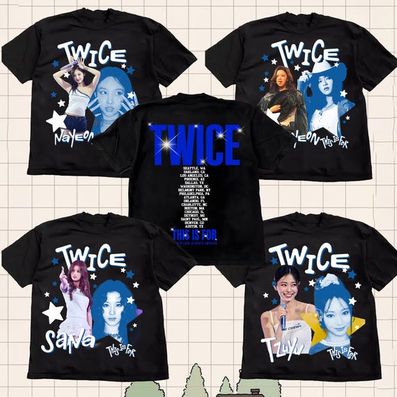 Twice This is for World Tour Part 2 T-shirt, Twice Ready to Be