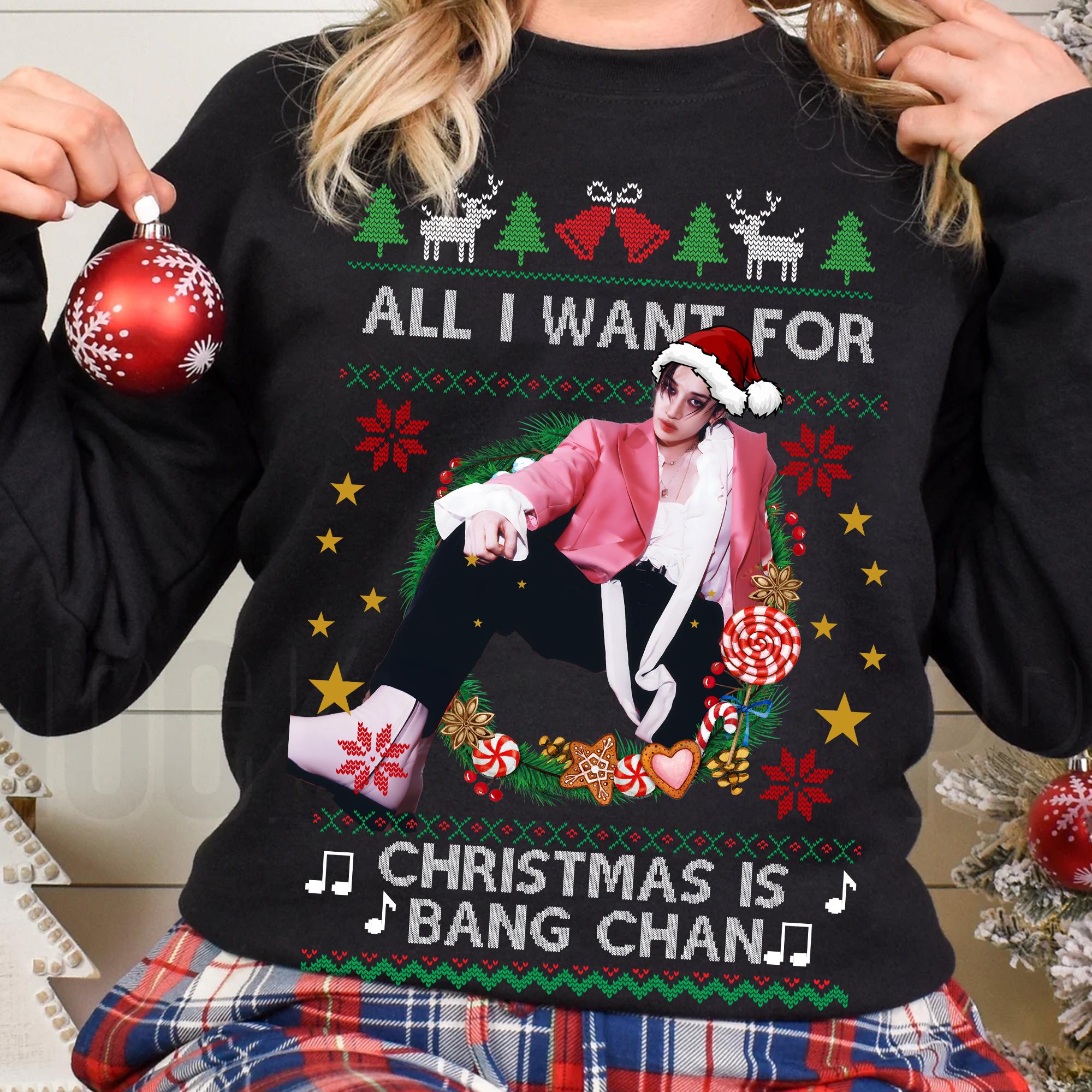 All I Want for Christmas is Bang Chan Sweatshirt, Stray Kids DO IT