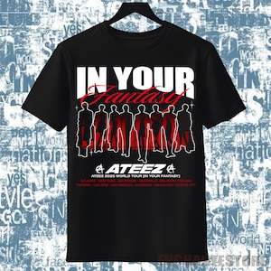 Ateez World Tour 2025 Shirt, Ateez 2025 World Tour in Your Fantasy Tshirt, ATEEZ Golden Hour Part 3 Shirt, Ateez Lemon Drop, In Your Fantasy