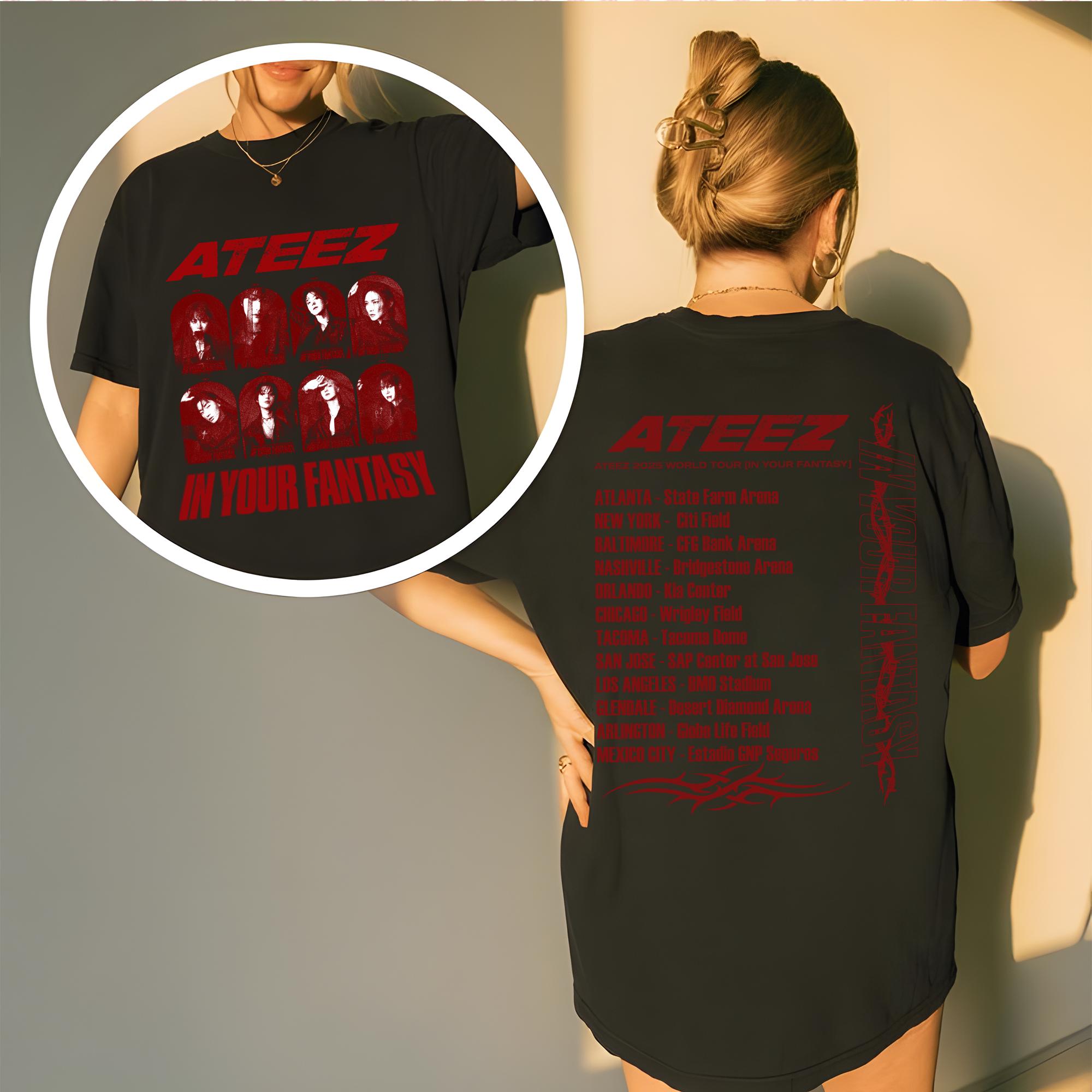 ATEEZ 2025 アメツ 限定 US T-SHIRT FLAME ver. ATEEZ 2025 アメツ 限定 US T-SHIRT FLAME ver.