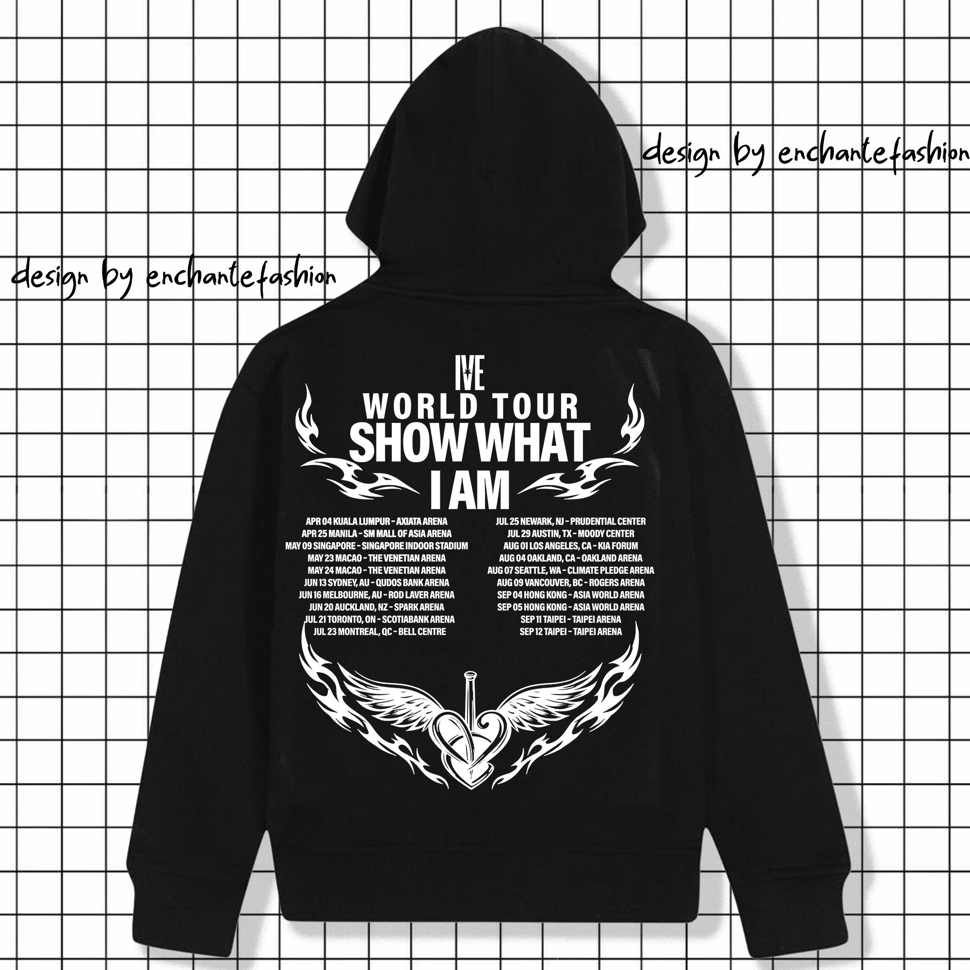 Ive Show What I Am World Tour Zip Hoodie, Ive REVIVE Plus