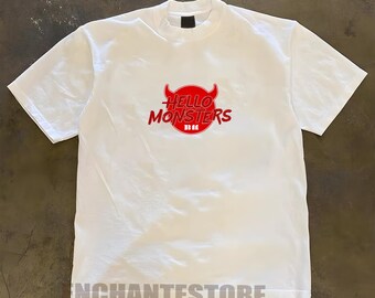 BABYMONSTER【HELLO MONSTER】 ソウルコン　Tシャツ【白】 BABYMONSTER【HELLO MONSTER】 ソウルコン Tシャツ【白