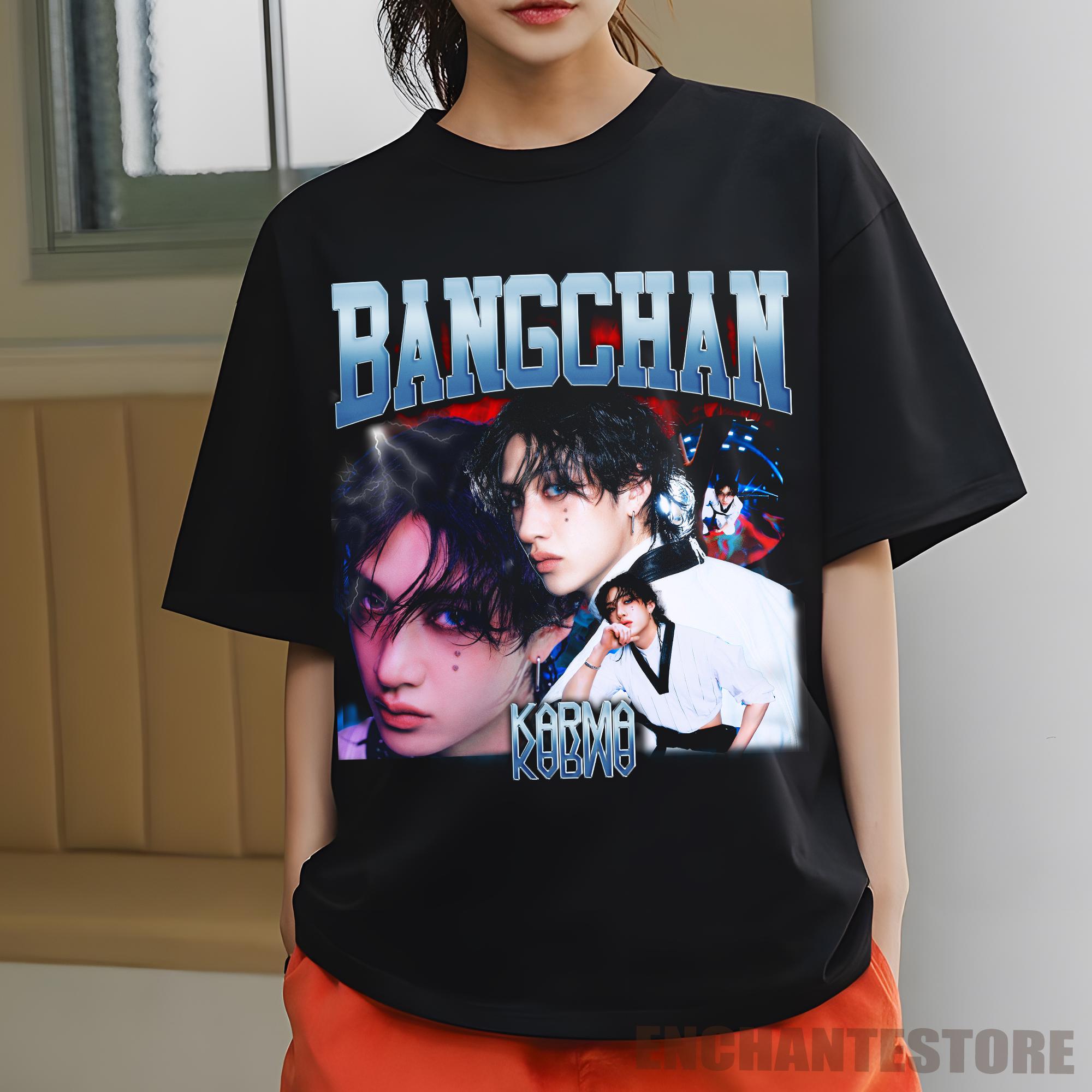 Stray Kids Karma Bang Chan T-shirt, Stray Kids Kpop Fan Tee