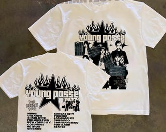 Retro Young Posse the Hungry Tour T-shirt, Young Posse