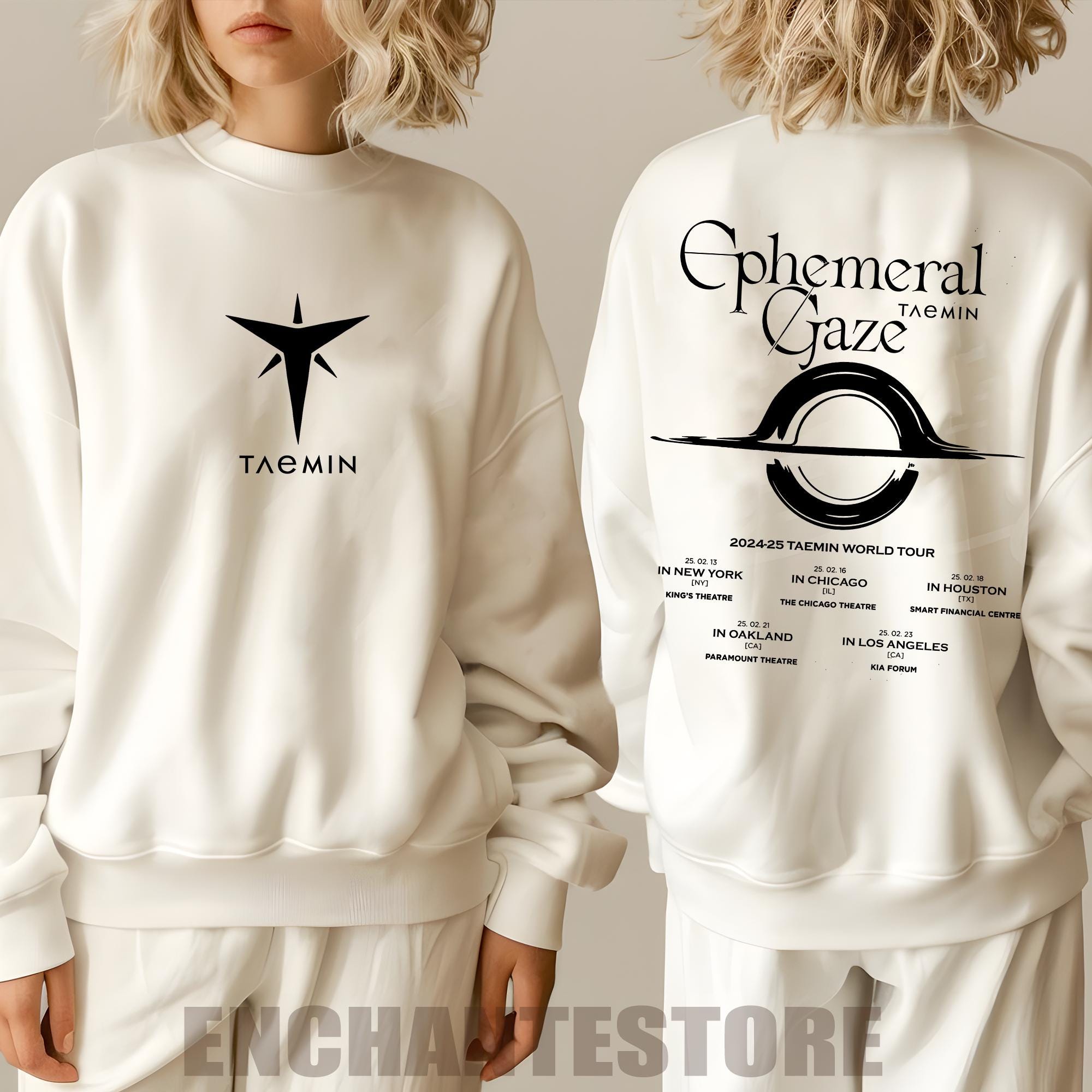 Taemin Ephemeral Gaze Shirt, Ephemeral Gaze Taemin World Tour
