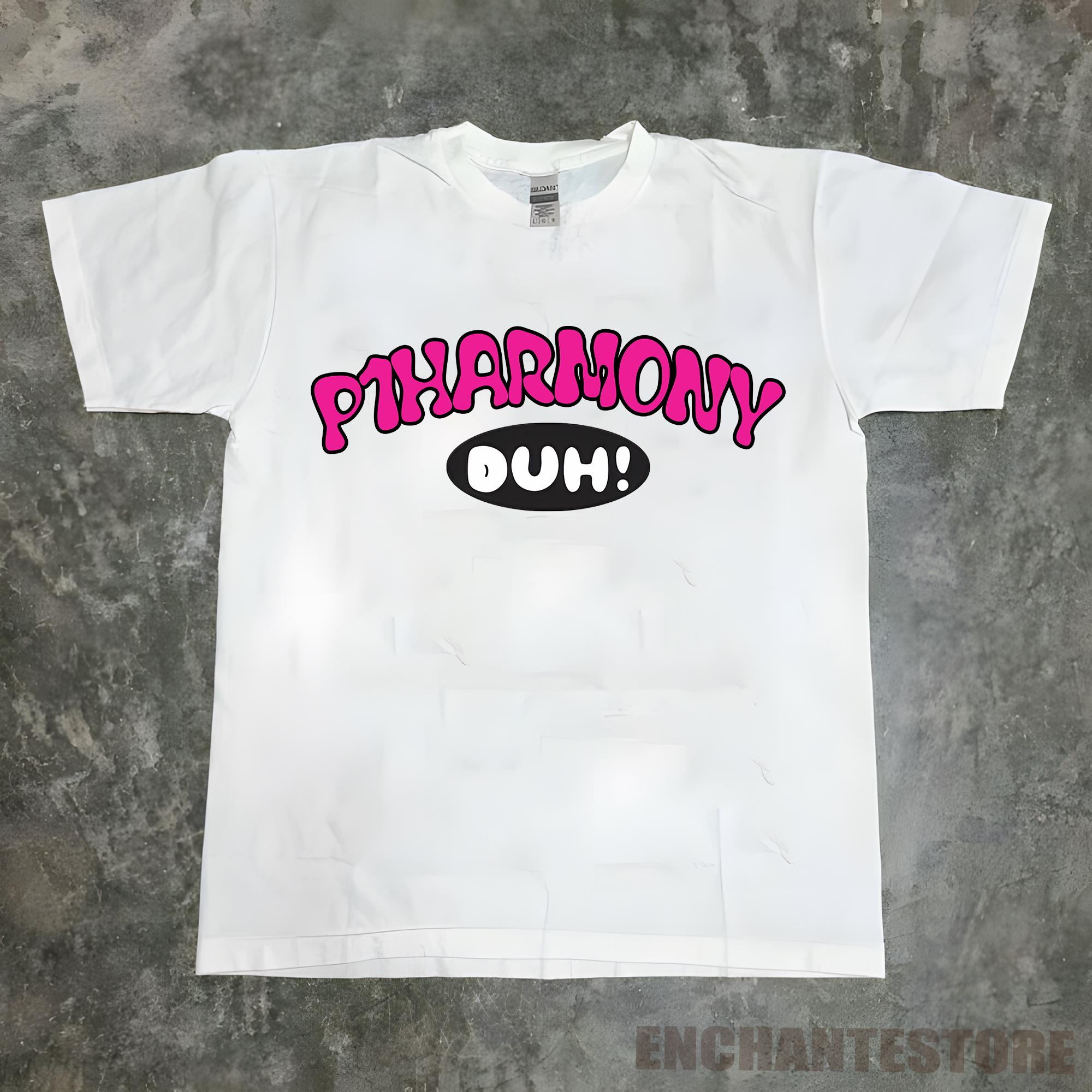 WHITE T Ver. P1Harmony DUH! Tシャツ CD トレカ P1Harmony - DUH! (Plain White T Ver.) Limited Ver.
