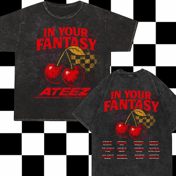 Retro Cherry Ateez 2025 World Tour in Your Fantasy Mineral