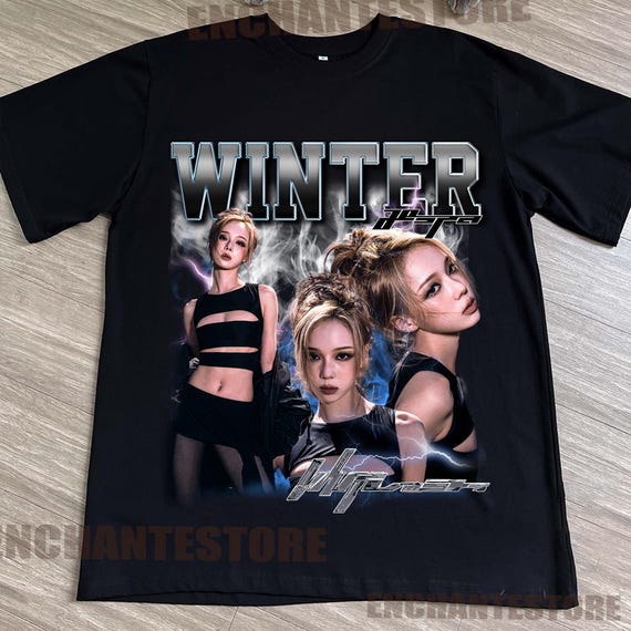 aespa ウィンター whiplash Limited ver. Tシャツ aespa 5th Mini Album - Whiplash (Whiplash Limited T-Shirts