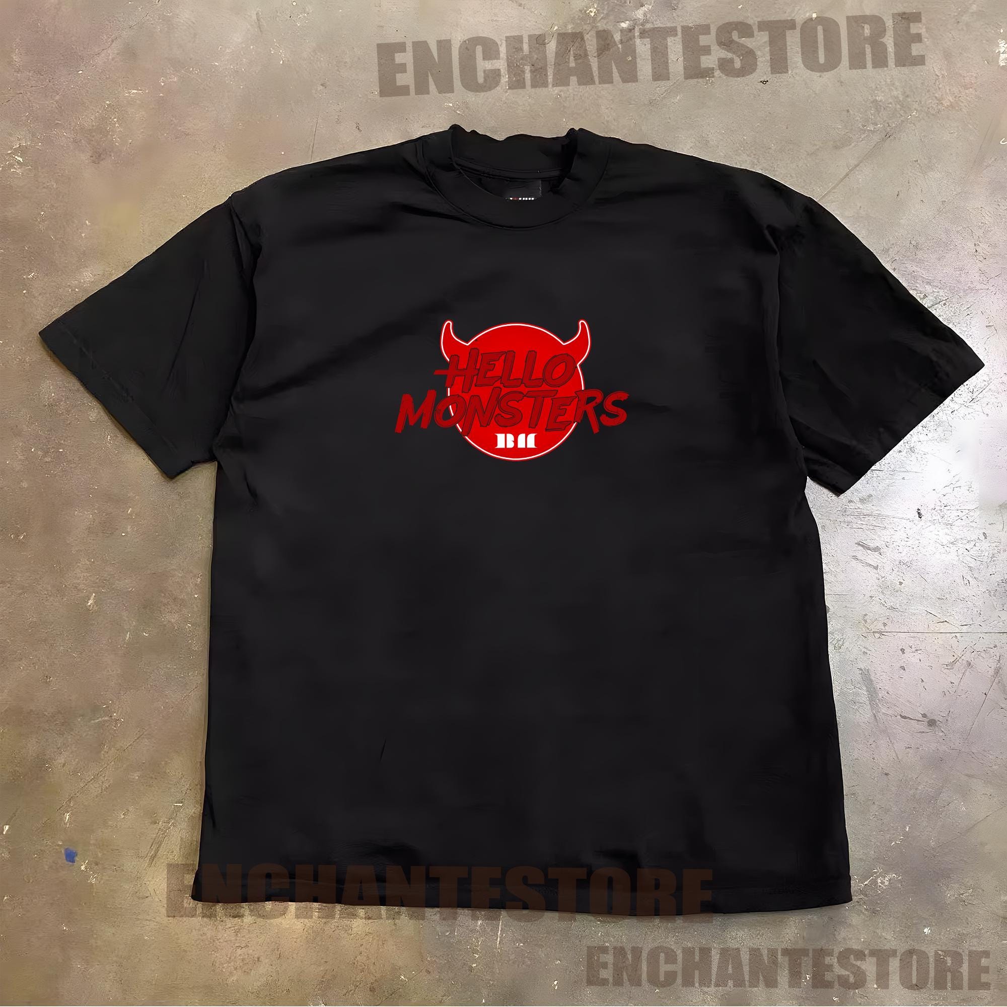 BABYMONSTER【HELLO MONSTER】ソウルコン　Tシャツ【黒】 Amazon.com: BabyMonster World Tour t-Shirt Hello Monsters