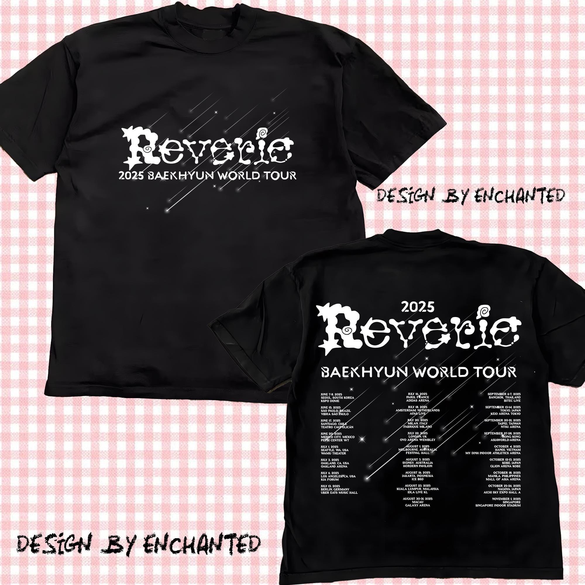 Baekhyun Reverie Tour 2025 Hoodie, 2025 BAEKHYUN World Tour Shirt