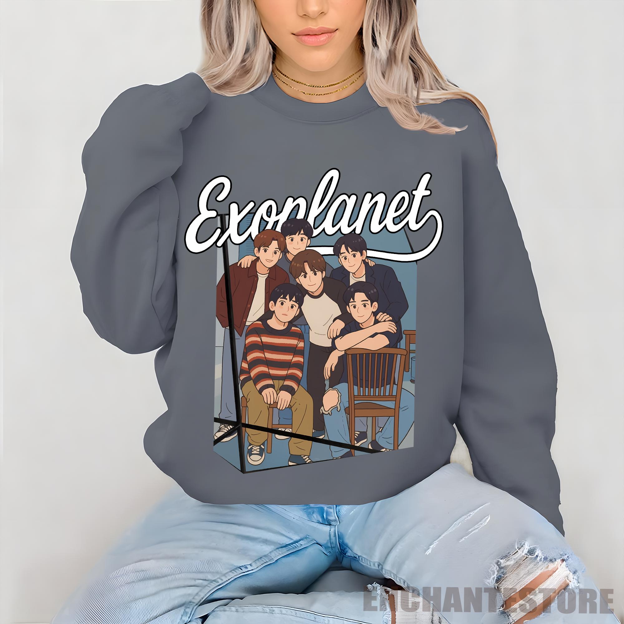 EXO REVERXE T-shirt, Kpop Dark Concept Graphic Tee for EXO-L Fans