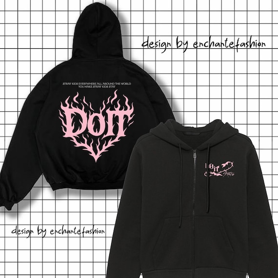 Stray Kids Do IT Zip Hoodie, Stray Kids Zip Hoodie, Stray Kids