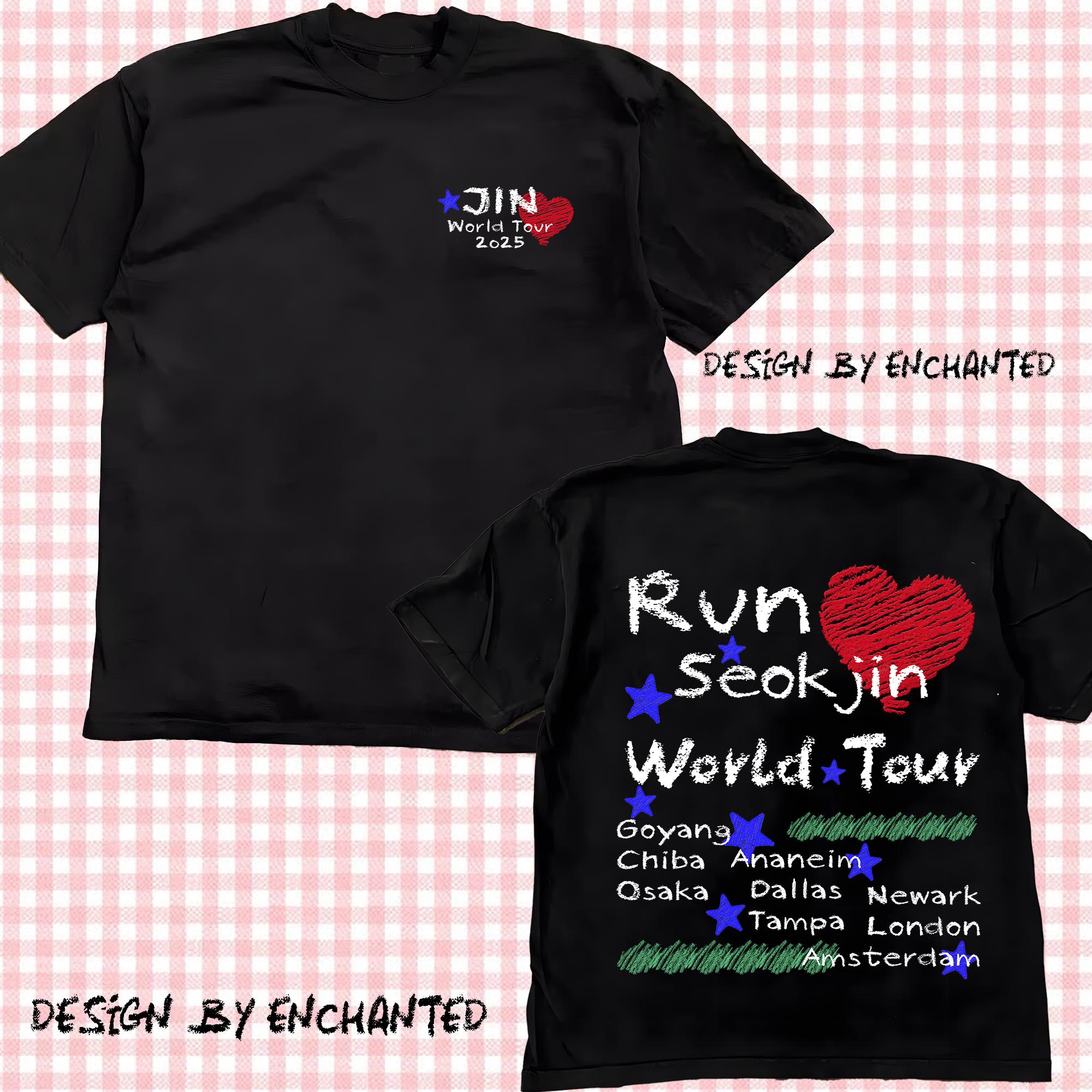 Run Seokjin Ep Tour Shirt, Jin Tour 2025 Sweatshirt, Echo