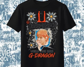 G-dragon Collage T-shirt – K-pop Streetwear | Limited Edition GD