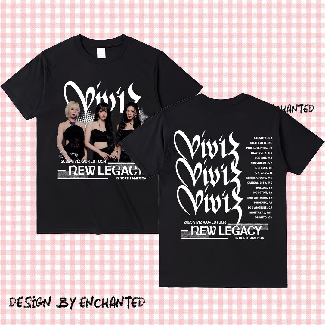 SINB EUNHA うちわ NEW LEGACY VIVIZ NEW LEGACY 2025 T-shirt, New Legacy in North America Shirt
