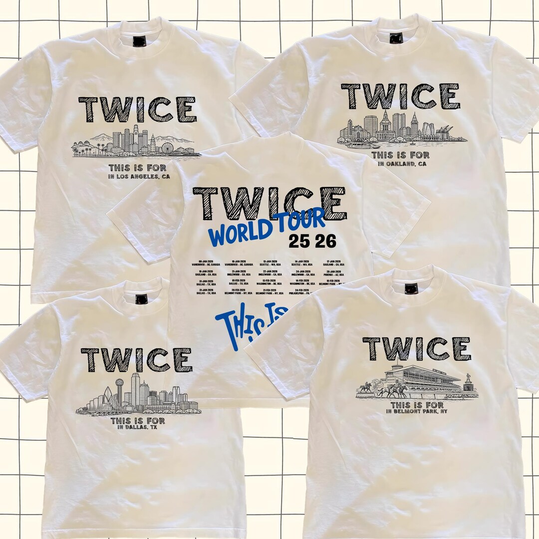 Twice This is for World Tour Part 2 Shirt, Twice World Tour 2026