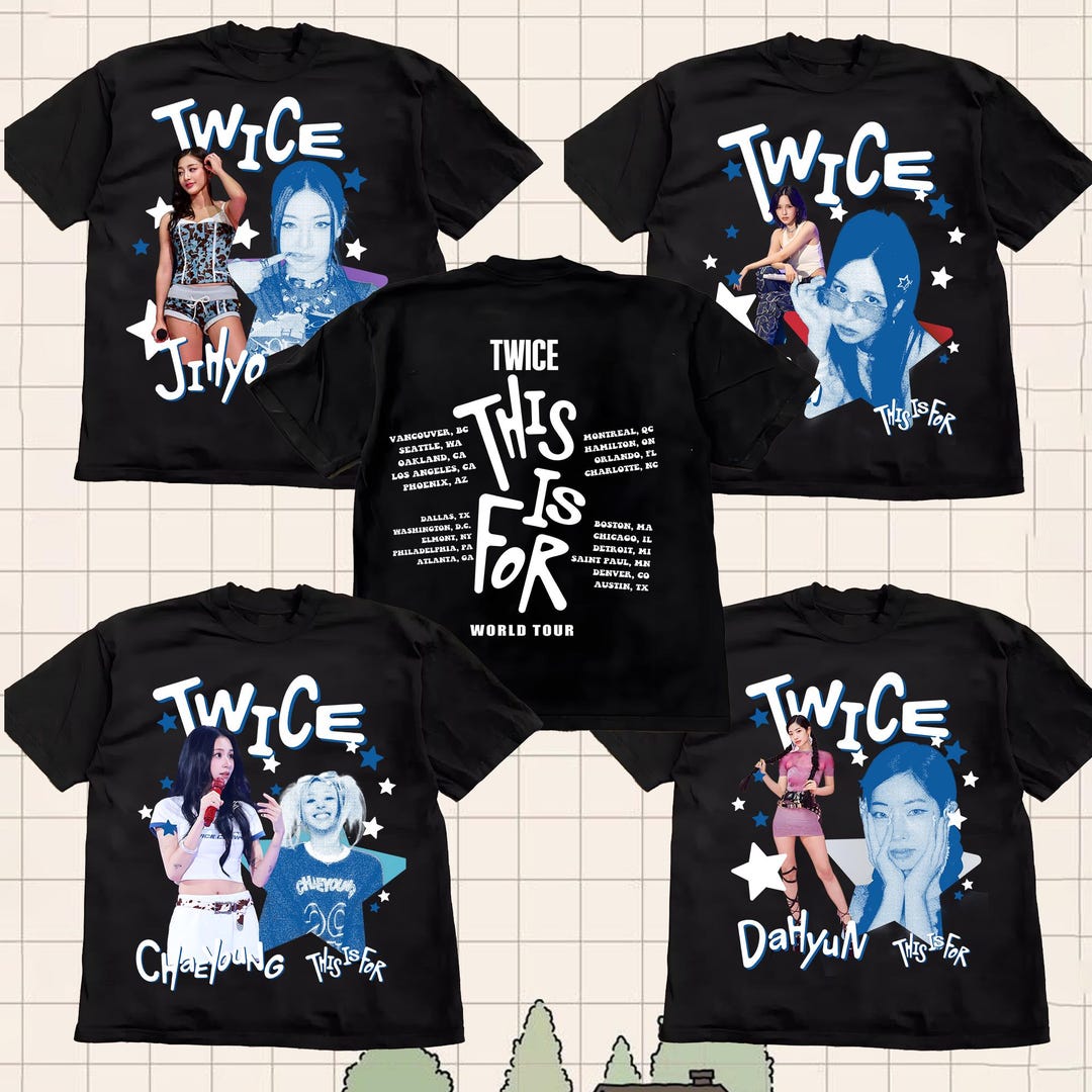 Twice Member World Tour Shirt, Twice This is for World Tour Part 2