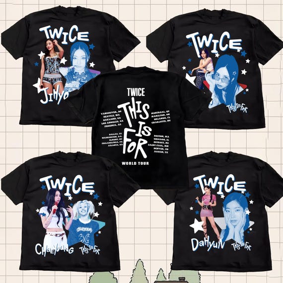 Twice Member World Tour Shirt, Twice This is for World Tour Part 2