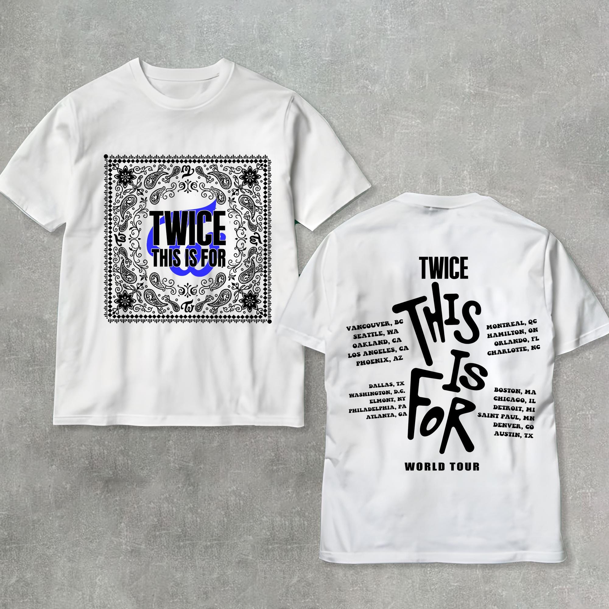 Twice This is for World Tour in US 2026 Shirt, Twice This is for