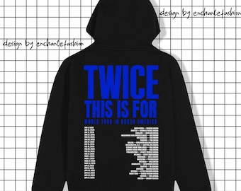 Twice This is for World Tour in US 2026 Zip Hoodie, Twice This is