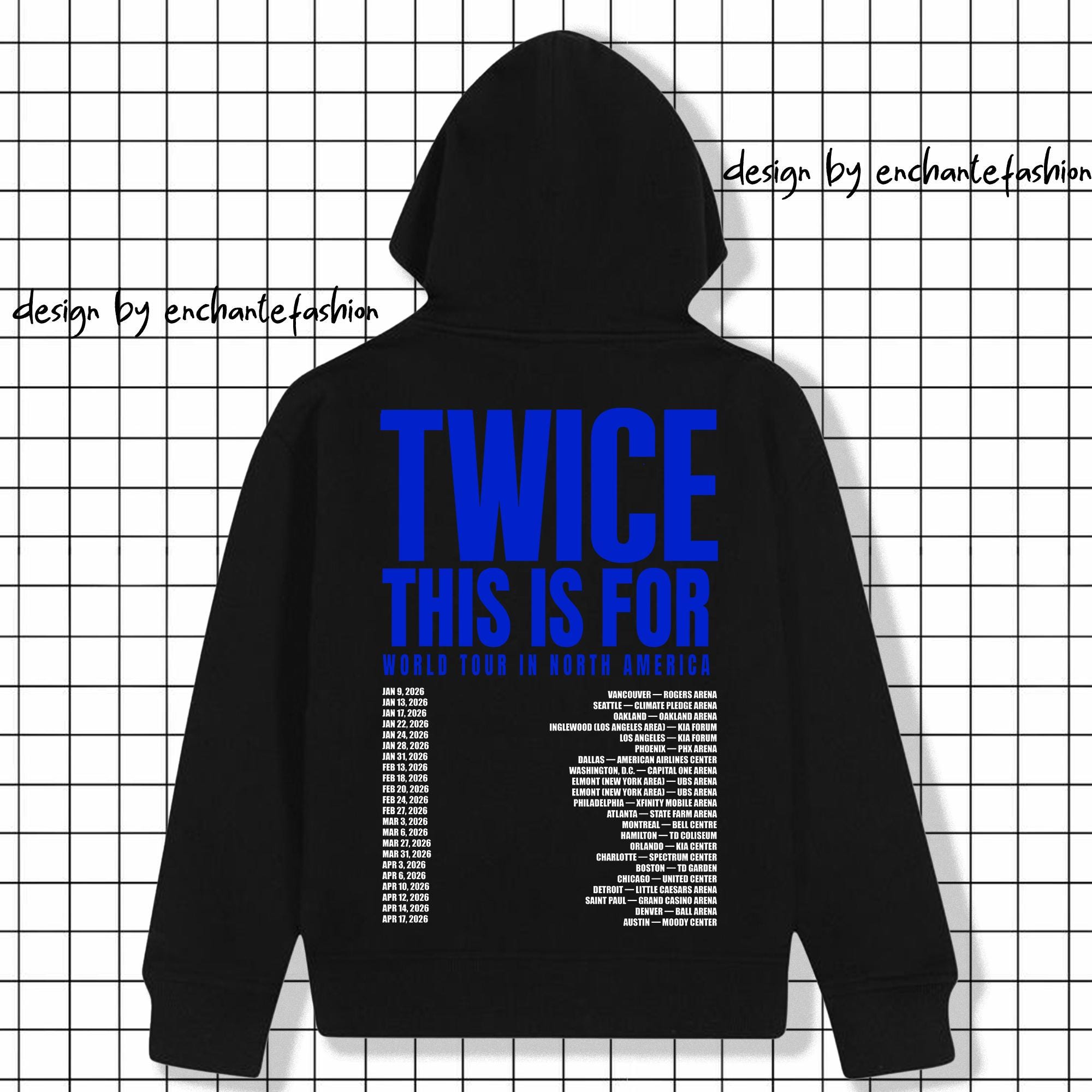 Twice This is for World Tour in US 2026 Zip Hoodie, Twice This is