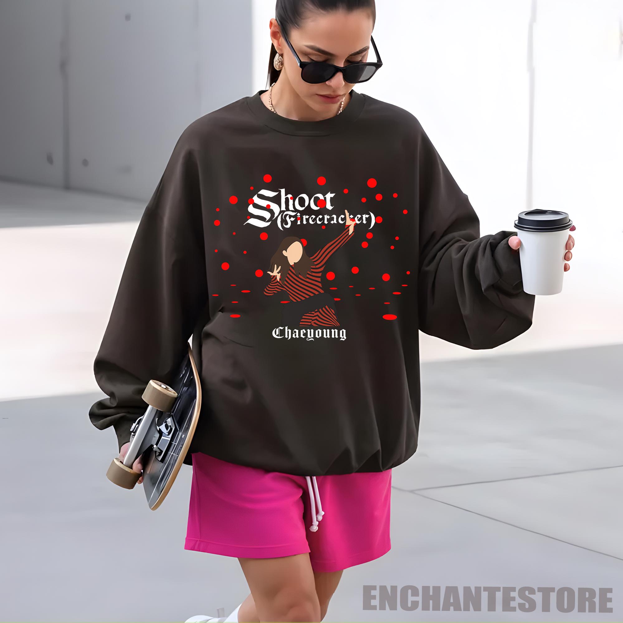 Chaeyoung Solo Debut Shirt, Chaeyoung Shoot Firecracker Sweatshirt