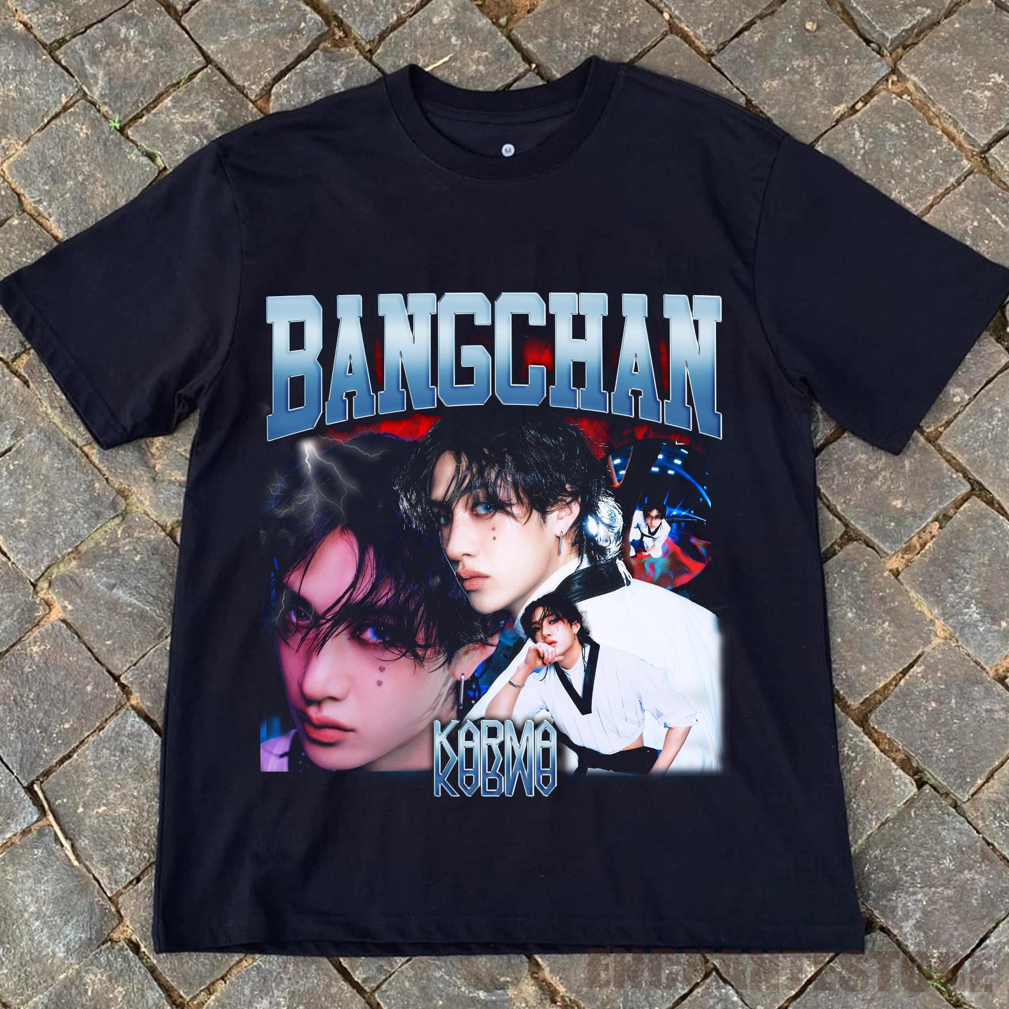 Stray Kids Karma Bang Chan T-shirt, Stray Kids Kpop Fan Tee
