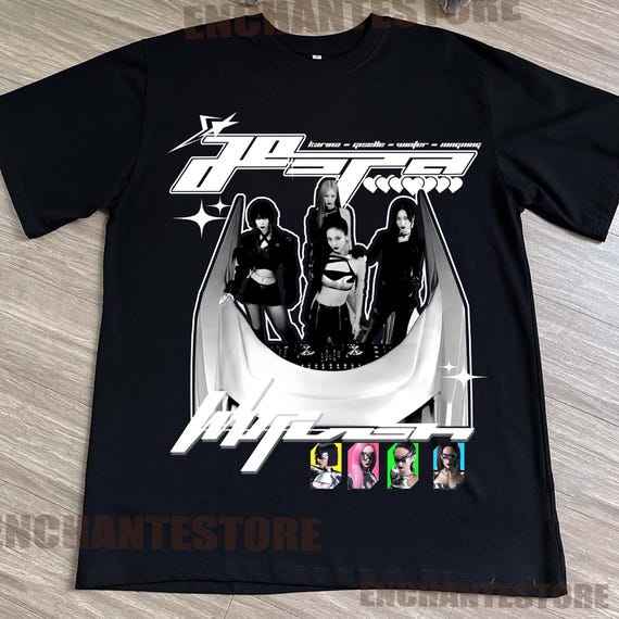 aespa ファンミ HANDWRITING T-SHIRT 公式】aespa ファンミ HANDWRITING T-SHIRT