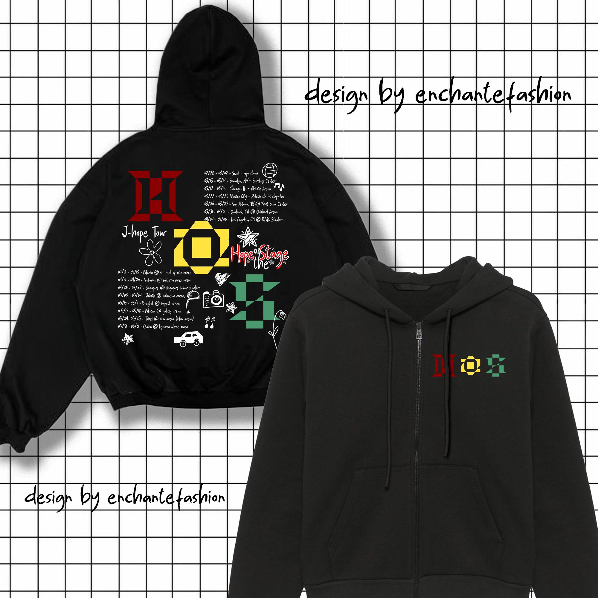「大人気 新入荷 新品」に該当するファッション通販 Hope Tour J-hope on J Tour, HOS Hoodie, Zip Tour Stage the Idol