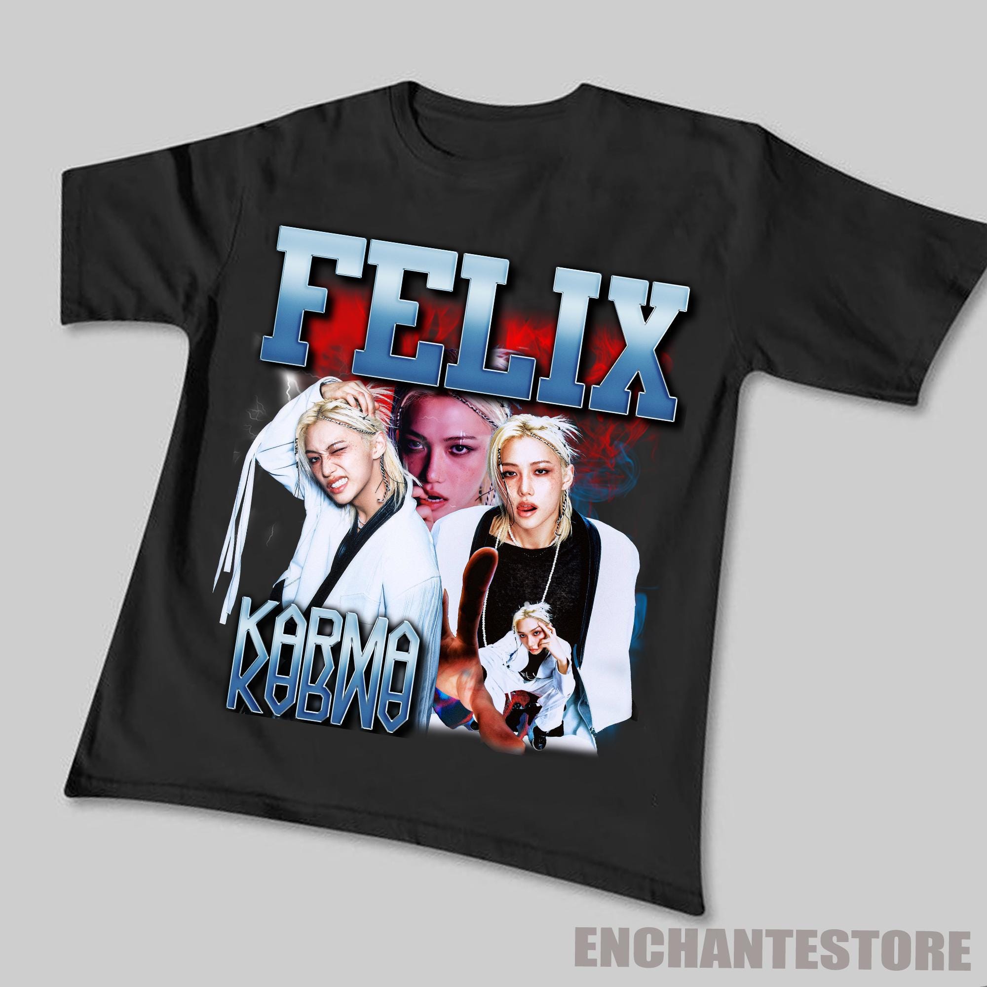 Retro Stray Kids Felix Karma Shirt, SKZ Karma Sweatshirt, Stray