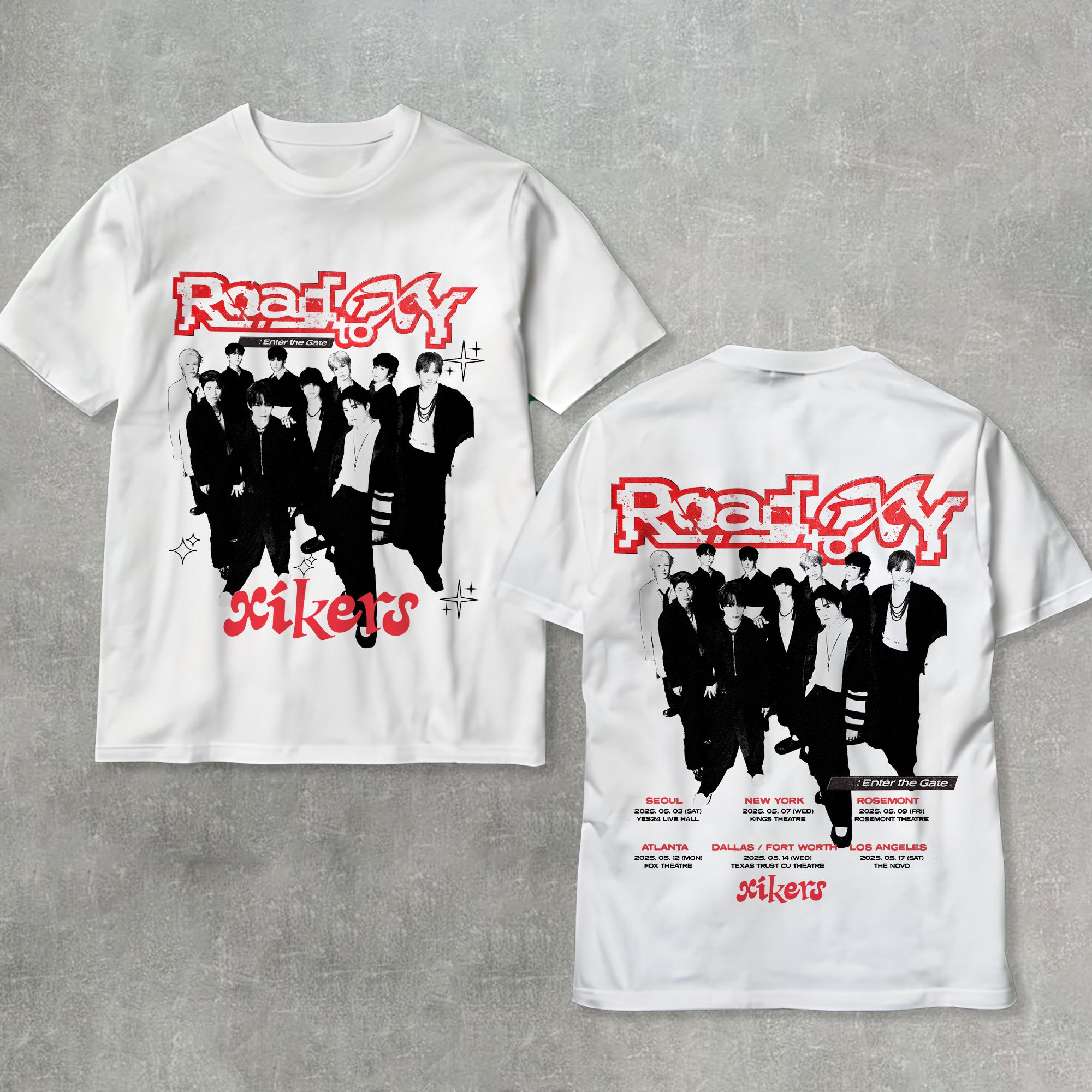 Xikers Road to XY: Enter the Gate Tshirt, Xikers 2025 World Tour