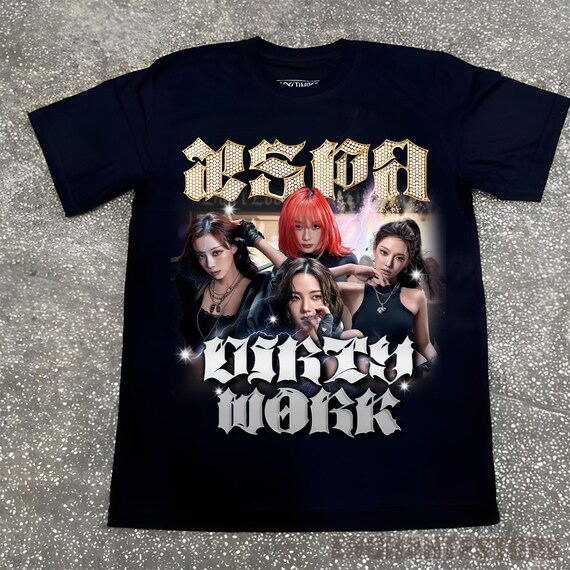 aespa Dirty Work ポップアップ Tシャツ 特典トレカ カリナ Aespa Dirty Work Graphic Shirt, Dirty Work Sweatshirt, Aespa
