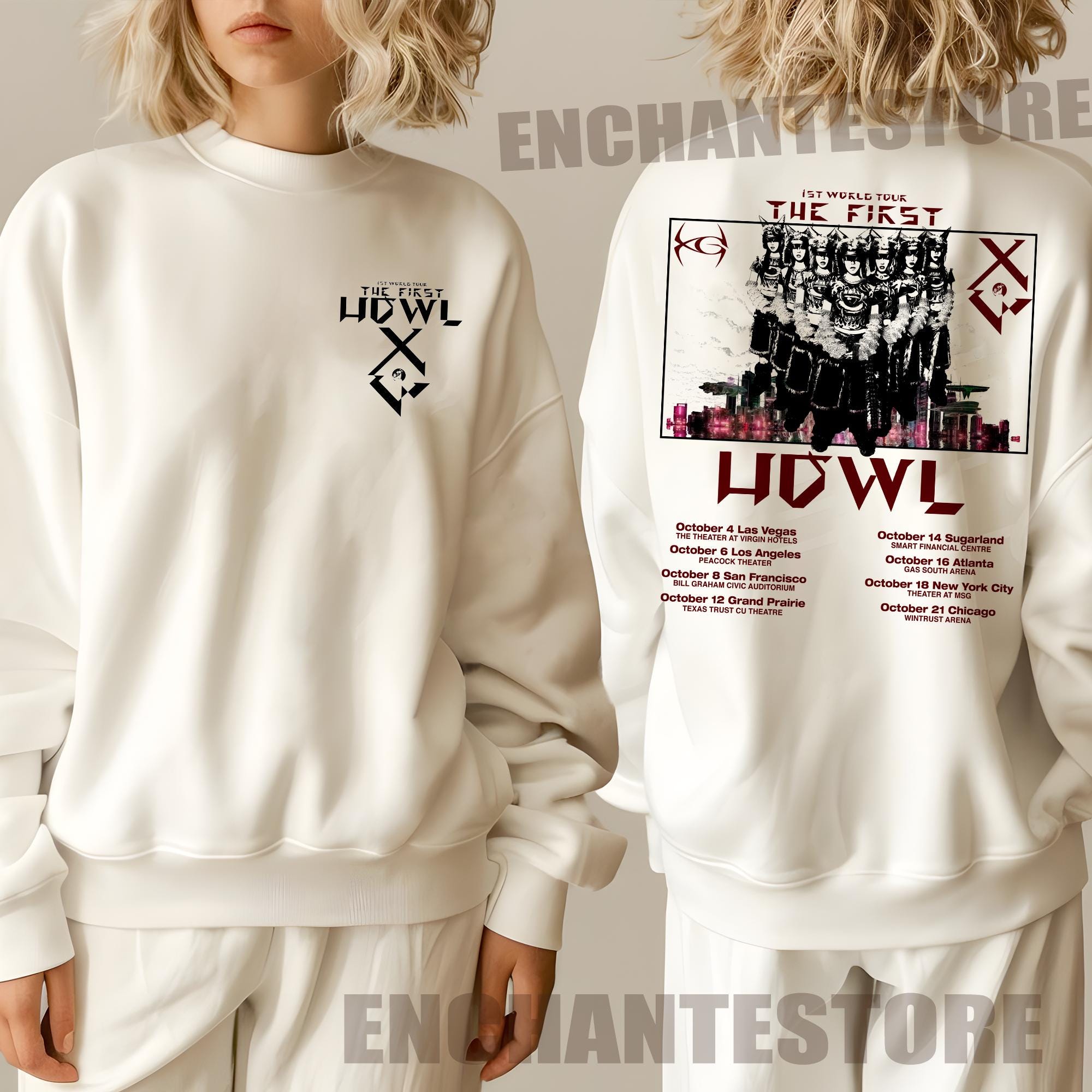 Retro XG 1st World Tour Shirt, Xg the First HOWL Sweatshirt, Xg
