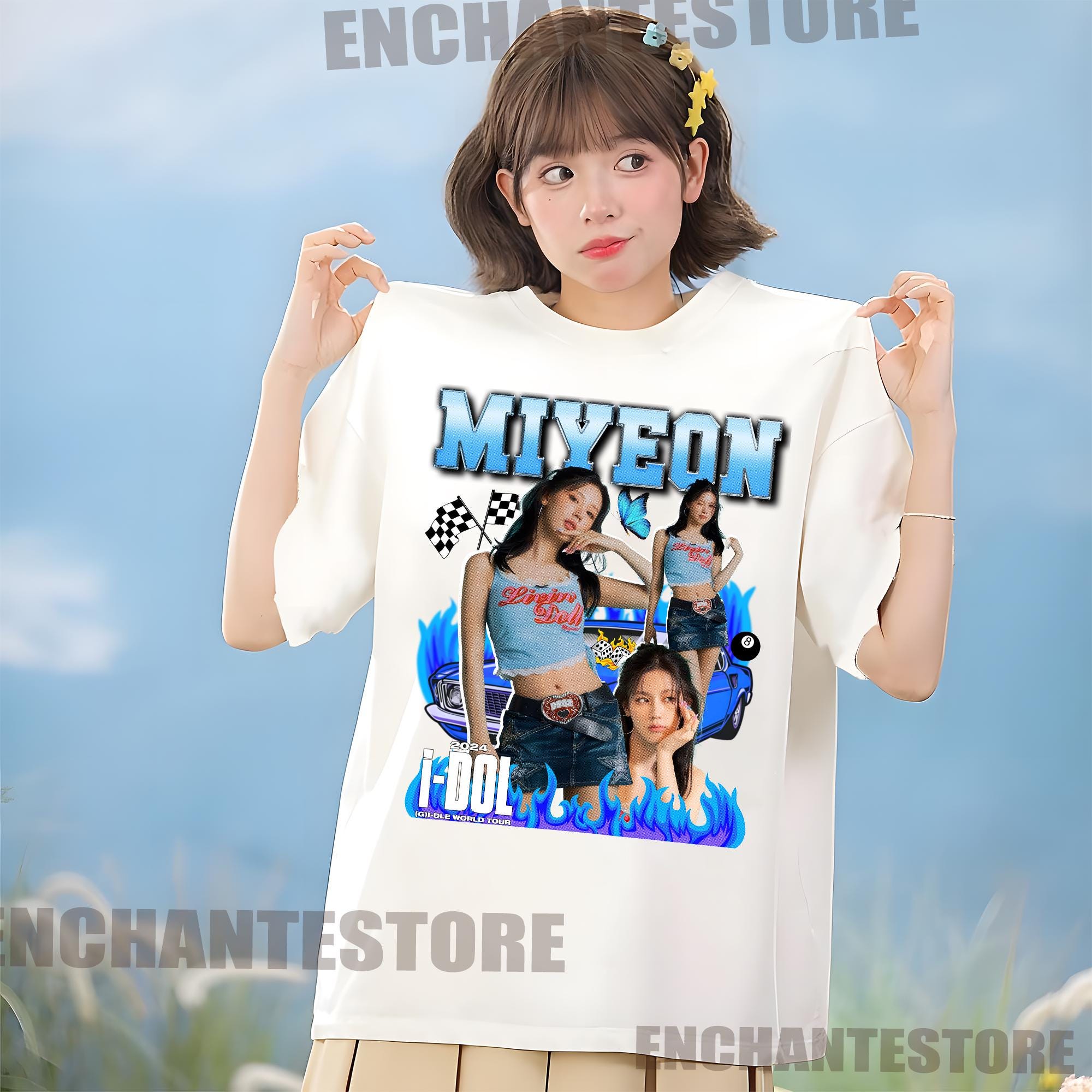 Retro G-idle Miyeon Shirt, Idol G-idle Tour Shirt, 2024 Gidlle