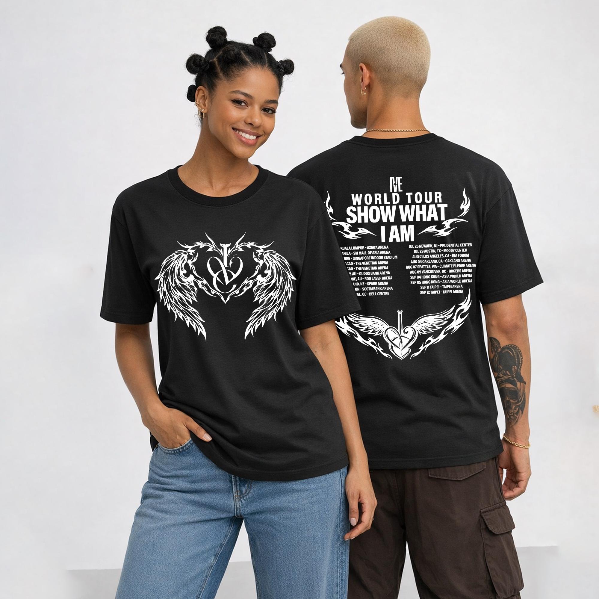 Ive Show What I Am World Tour Shirt, Ive REVIVE Plus Tracklist T