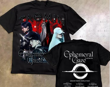 Retro Taemin Ephemeral Gaze Shirt, Ephemeral Gaze Taemin World
