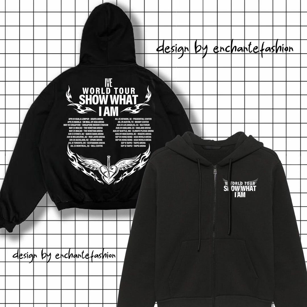 Ive Show What I Am World Tour Zip Hoodie, Ive REVIVE Plus